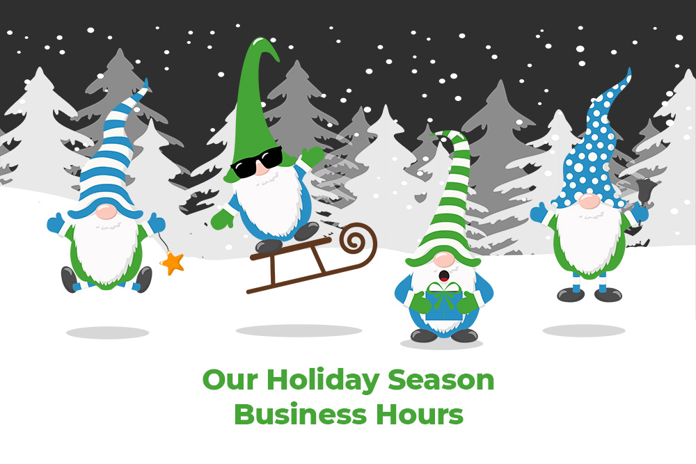 Our Holiday Season Business Hours